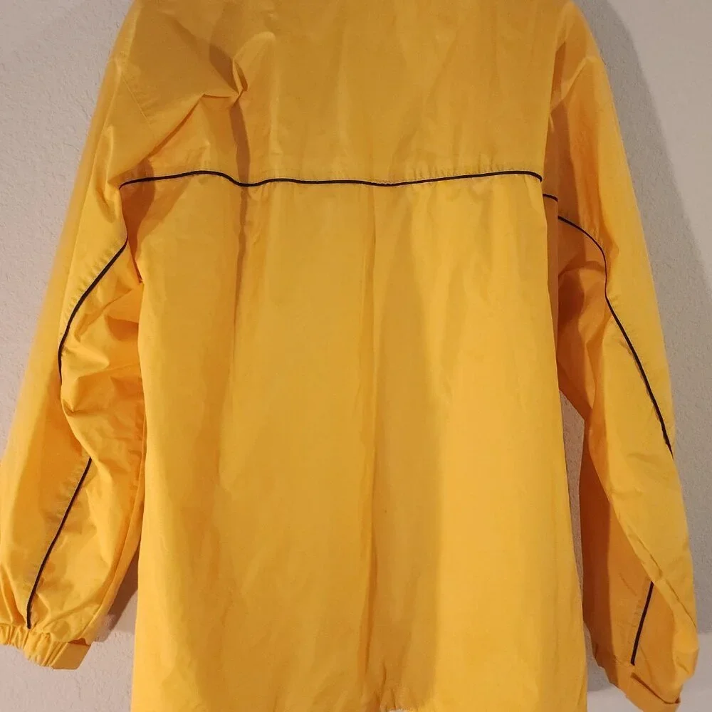 BRIGHT YELLOW WINDBREAKER MEDIUM VINTAGE RARE A MUST HAVE - Picture 11 of 15